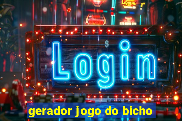 gerador jogo do bicho